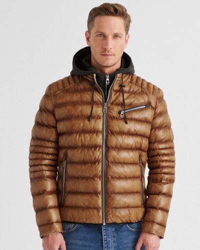 Bunda kožená MILESTONE pánska 531068 60510 APOLLO 24