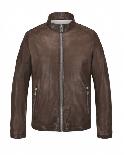 Bunda kožená MILESTONE pánska 611099 60770 OLIVERIO 26