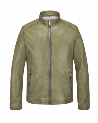 Bunda kožená MILESTONE pánska 611099 60770 OLIVERIO 42