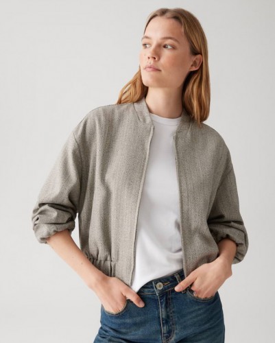 Bunda OPUS dámska 10457813456376 Jalea herringbone 2088