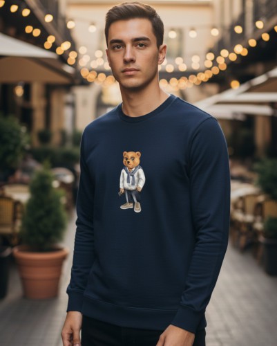 Mikina BARON FILOU pánska P Filou CLII Navy Blue