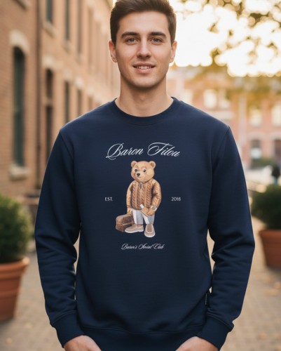 Mikina BARON FILOU pánska P Filou CXLVI Navy Blue