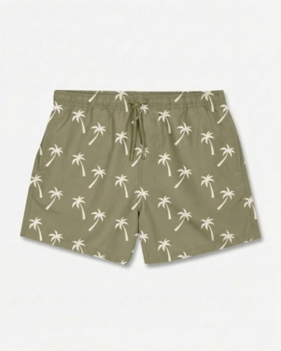 Nohavice BARON FILOU pánske/plavky/ Shorts Allover Palms Sage