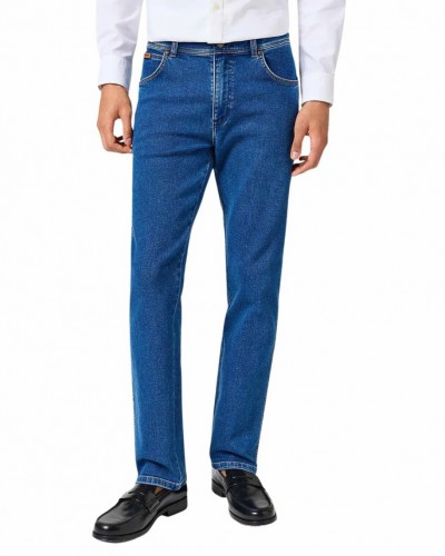 Nohavice WRANGLER pánske 112356 TEXAS MIDNIGHT SHADOW794