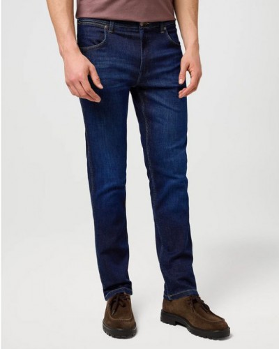 Nohavice WRANGLER pánske 112370 GREENSBORO RUSTIC NAVY 720