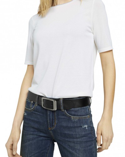 Opasok TOM TAILOR dámsky kožený 00711-006 9000