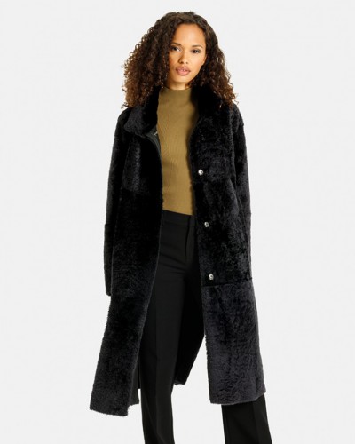 Plášť kožený WERNER CHRIST dámsky obojstr. MADITA 2359 666 AP