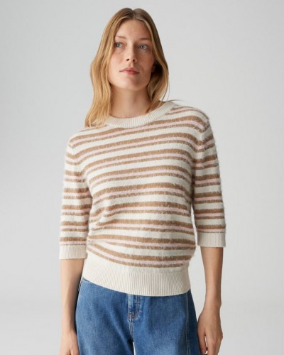 Pulover OPUS dámsky 10494913701393 Puvet stripe 40042