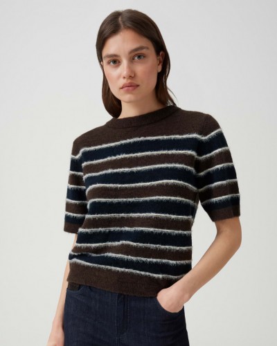 Pulover OPUS dámsky 10601214353452 Pimota stripe 20040