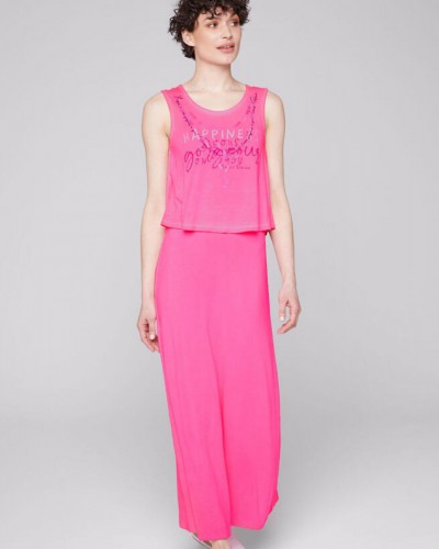 Šaty SOCCX dámske STO-2105-7885 paradise pink
