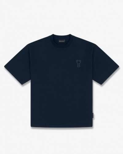 Tričko BARON FILOU pánske Oversized Signature T-Shirt Navy Blue