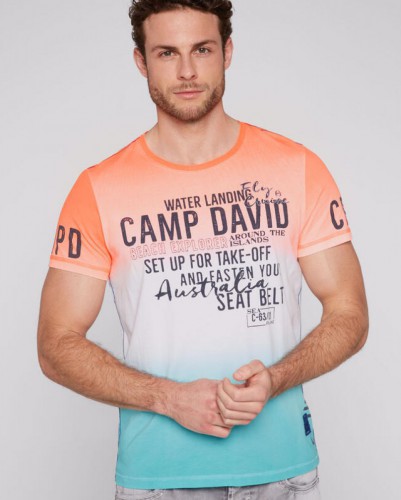 Tričko CAMP DAVID pánske CCB-2104-3803 speed orange