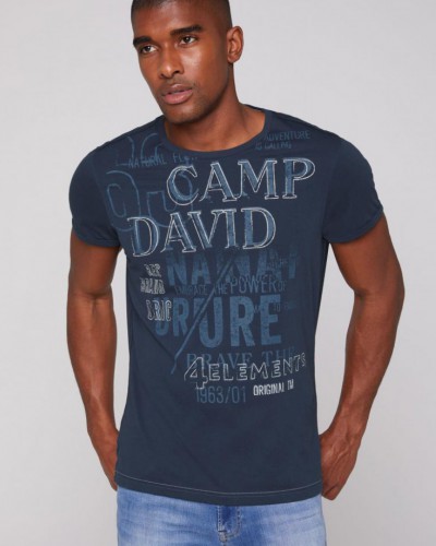 Tričko CAMP DAVID pánske CG2206-3765-21 brave blue