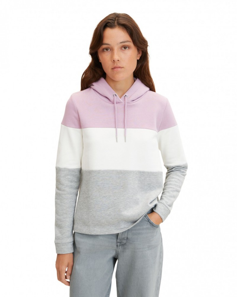 TOM TAILOR Denim - Maglietta Donna Corta A Costine Con Cut-Out - Girocollo - Traspirante E Sostenibile - Taglio Corto
