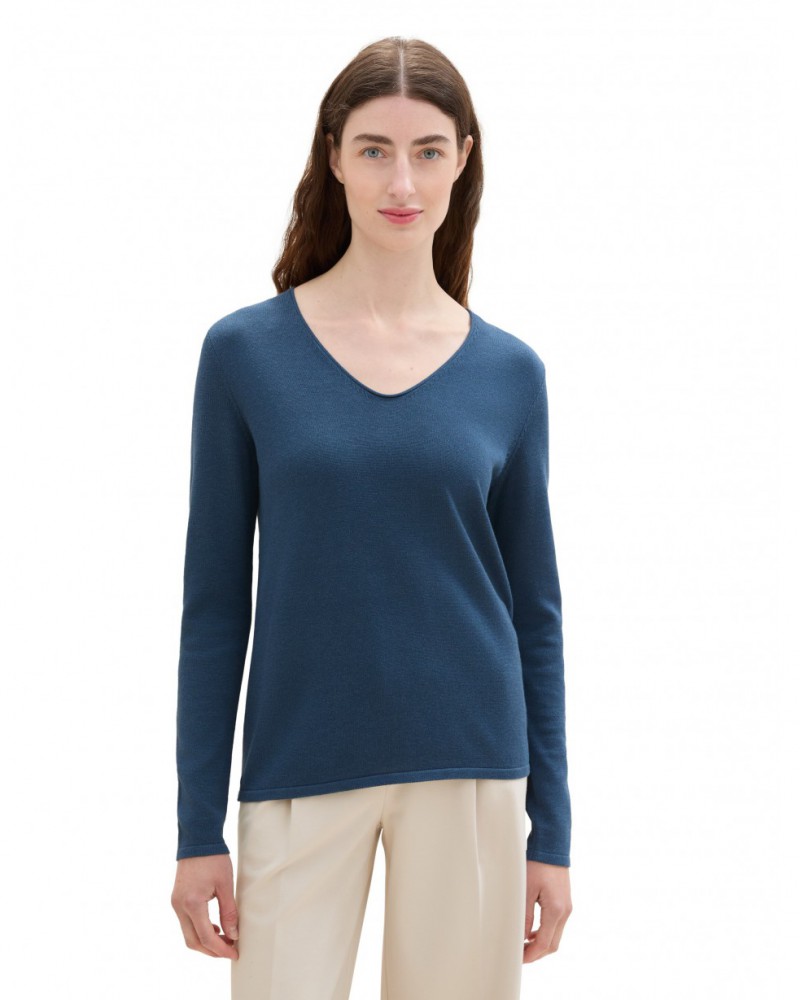 Jersey Pulóver Mujer Casual Suéter Pulóver TOM TAILOR Para Mujer