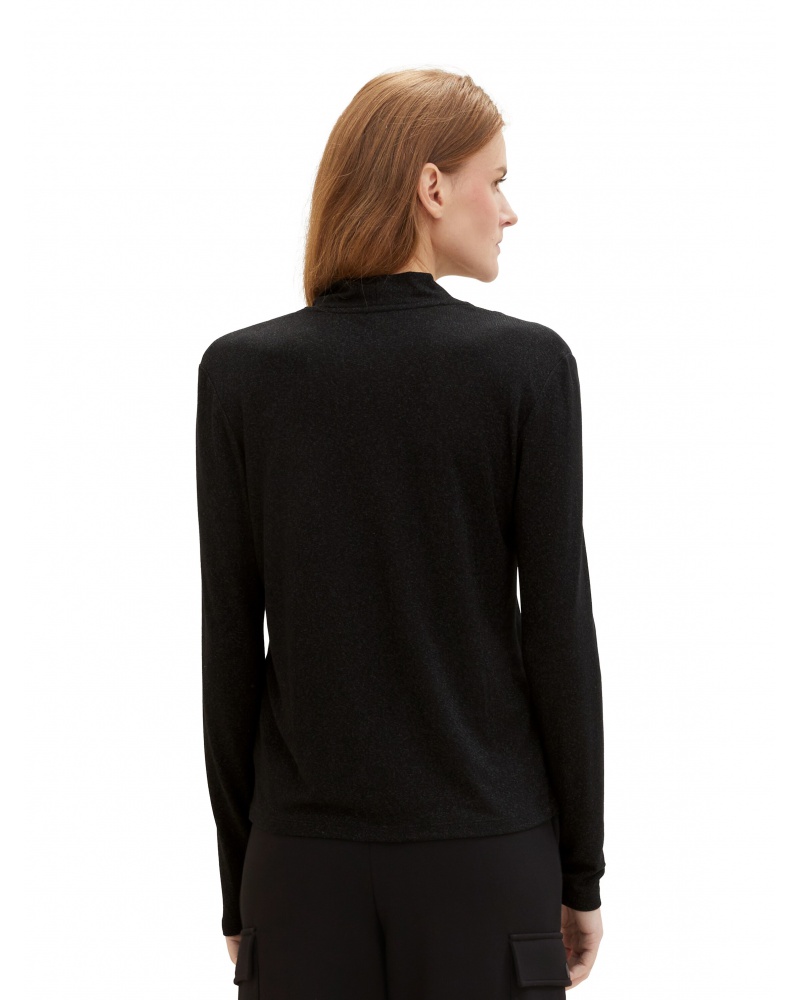 Suéter Pulóver Para Mujer TOM TAILOR - Diseño De Espiga, Holgado, Con 50% Viscosa Ecológica