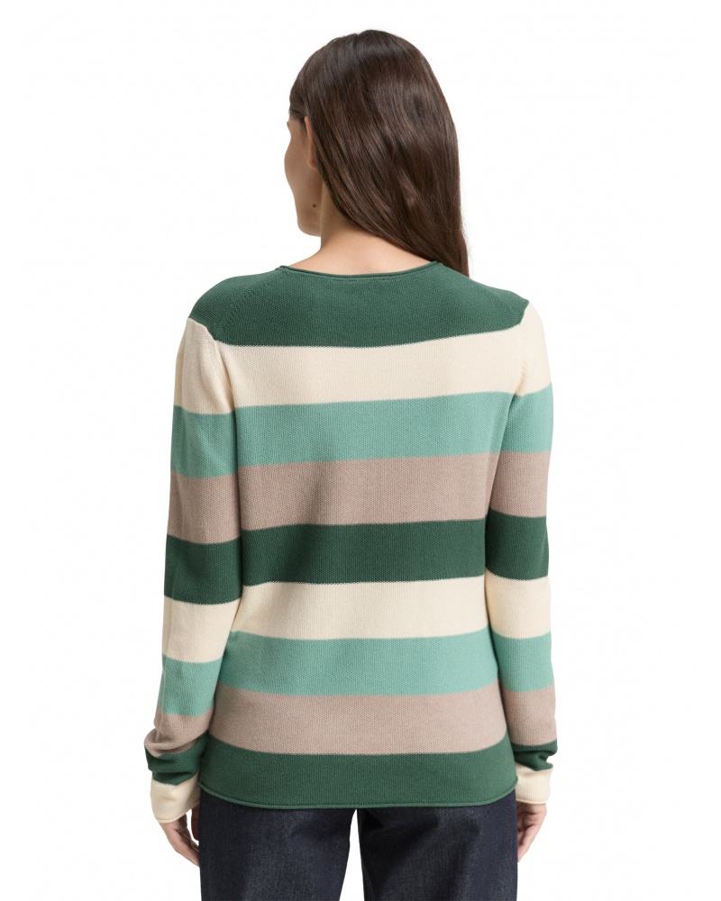 TOM TAILOR 1042952 Pullover, 13183-Dark Petrol, XXS Donna