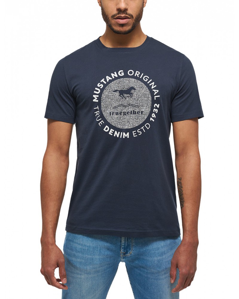 MUSTANG Estilo Alex C Print Camiseta Para Hombre