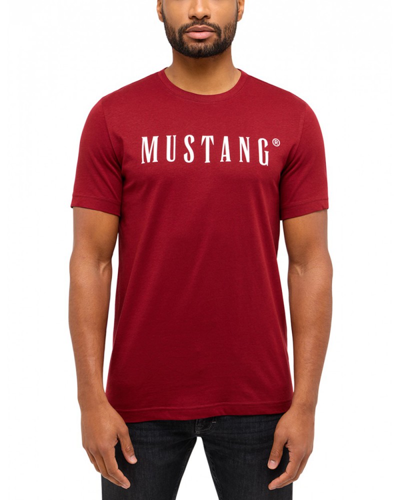 MUSTANG Stile Austin Maglietta A Maniche Lunghe Uomo, Senza Collo, Colore Classico