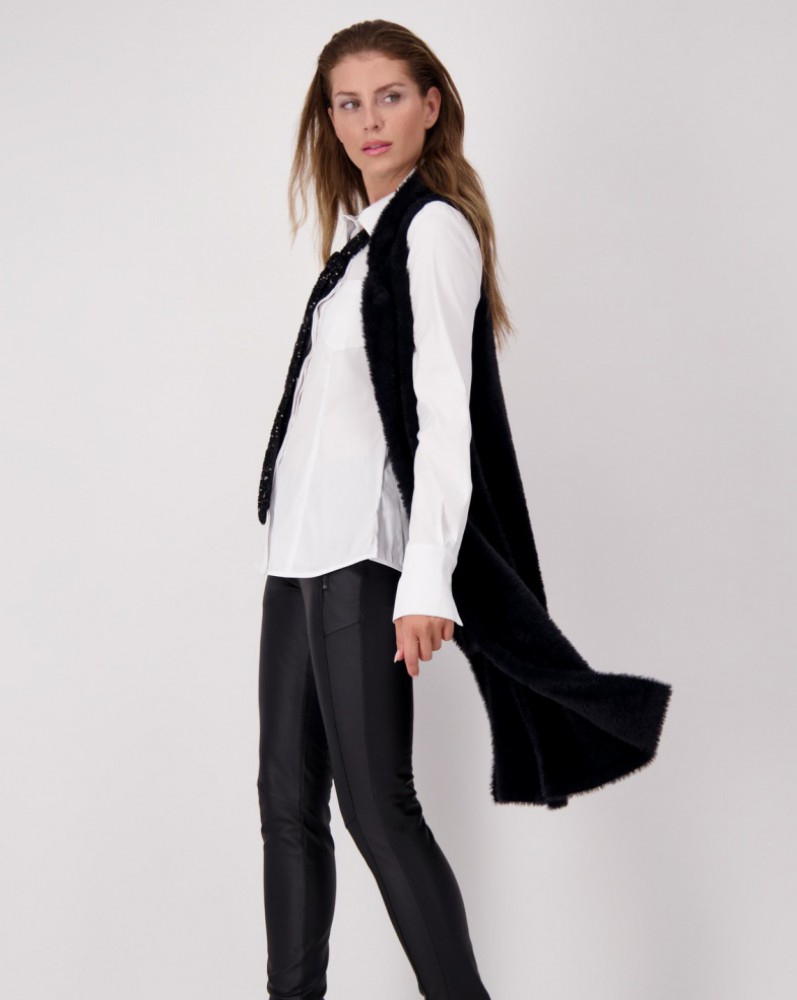 MONARI | BLAZER WITH LAPEL COLLAR - DEEP RED 808300